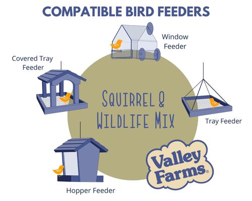 Show full view: Valley Farms Squirrel & Wildlife Mix Food, 15-lb bag slide 4 of 9