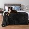 Show in main carousel: PetAmi Fluffy Waterproof Cat & Dog Blanket, Black, X-Large  slide 4 of 12