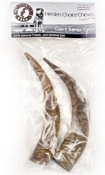 EYS Herders Choice Chews Natural Air-Dried Goat Horn Dog Chew, 2 count