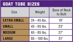 Weaver Livestock Spandex Goat Tube, Tidal Wave, Large slide 2 of 2
