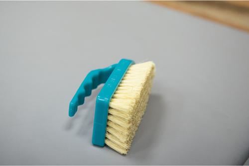 Show full view: Weaver Livestock Tampico Pig Brush with Handle, Teal slide 5 of 6