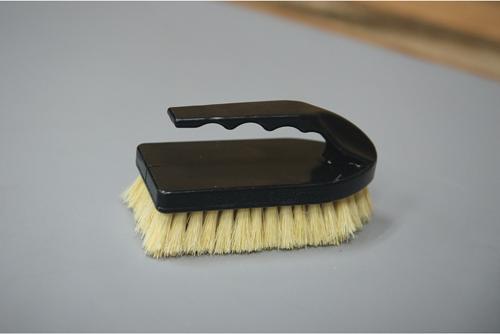 Show full view: Weaver Livestock Tampico Pig Brush with Handle, Black slide 5 of 6