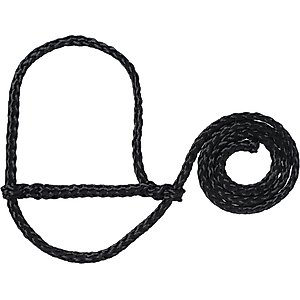 Weaver Livestock Polyester Rope Sheep & Goat Halter, Black, Average
