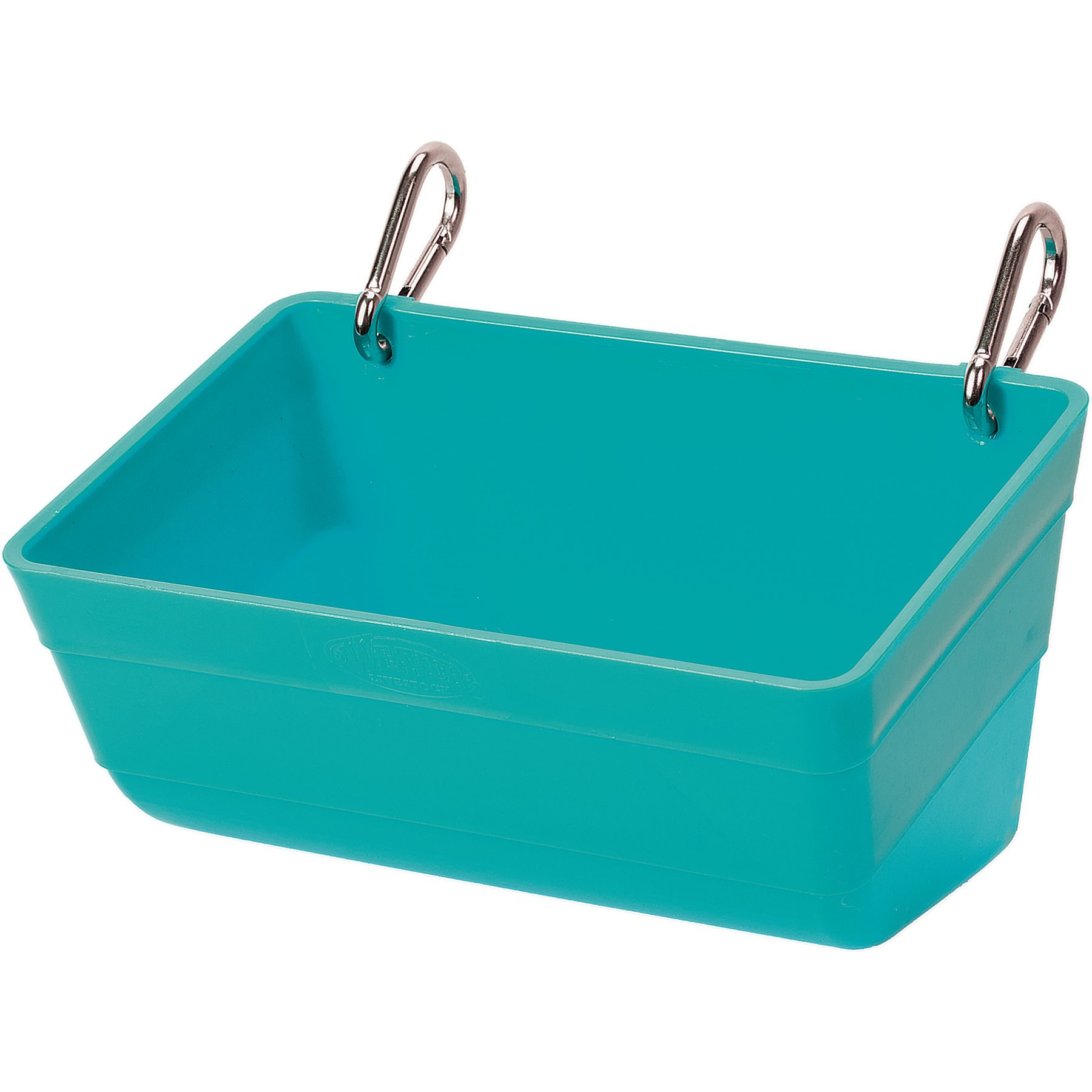 Weaver Livestock Small Animal Feeder, 3-qt, Teal