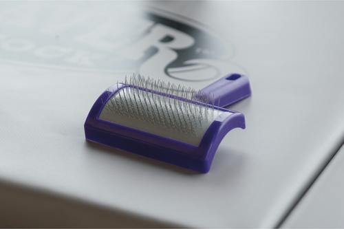 Show full view: Weaver Livestock Plastic Slicker Livestock Brush, Purple slide 6 of 6