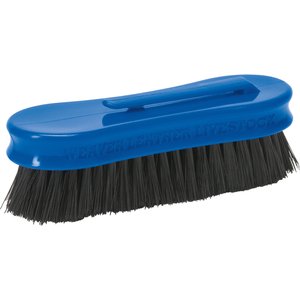 Weaver Livestock Pig Face Brush, Small, Blue