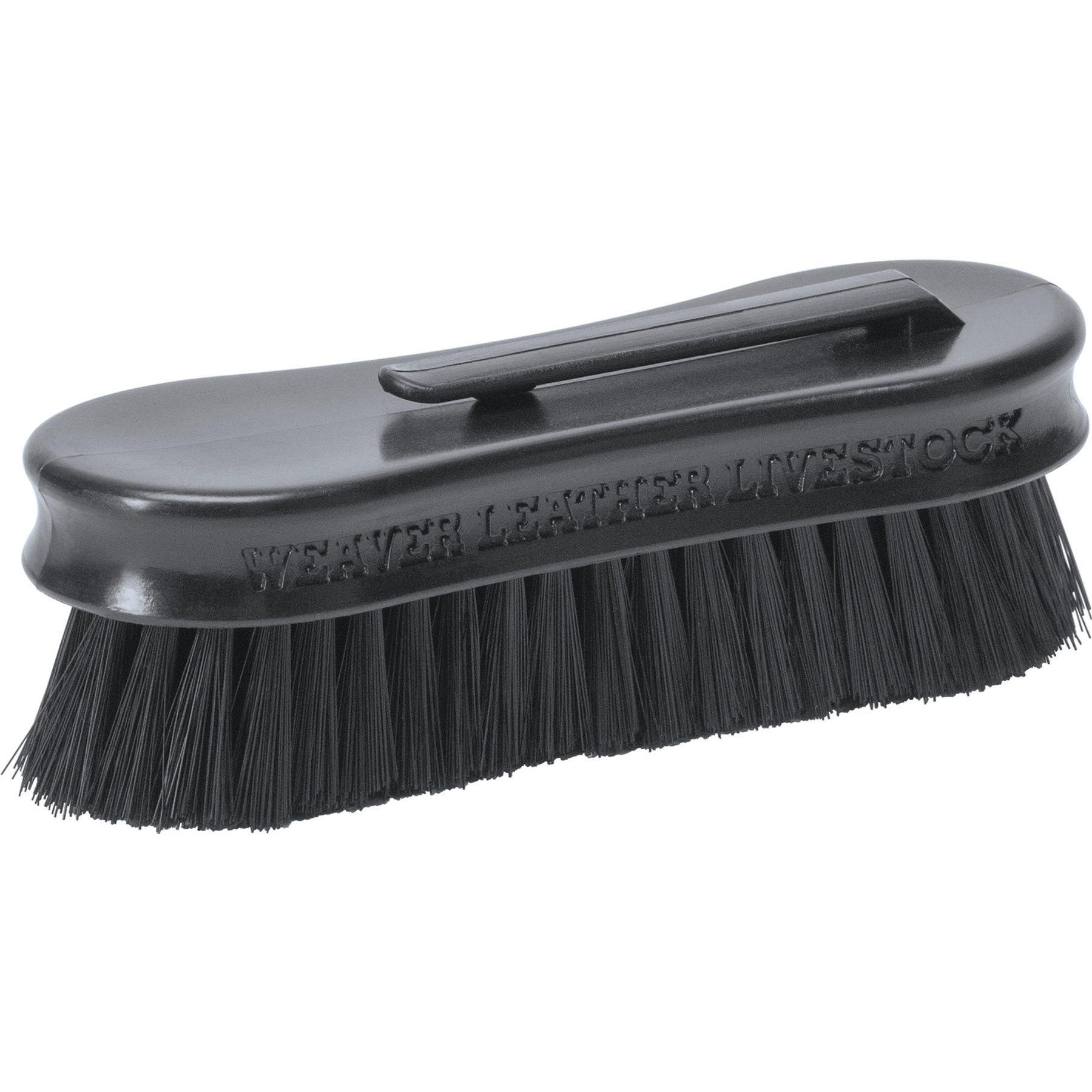 Weaver Livestock Pig Face Brush, Small, Black