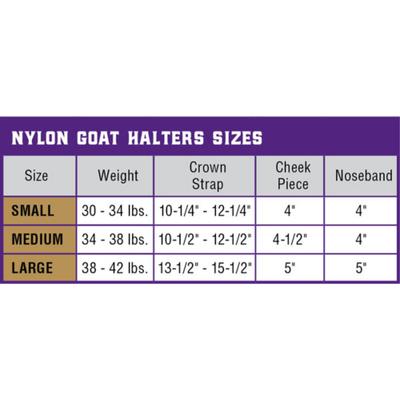 Show full view: Weaver Livestock Nylon Goat Halter, Black, Large slide 2 of 2