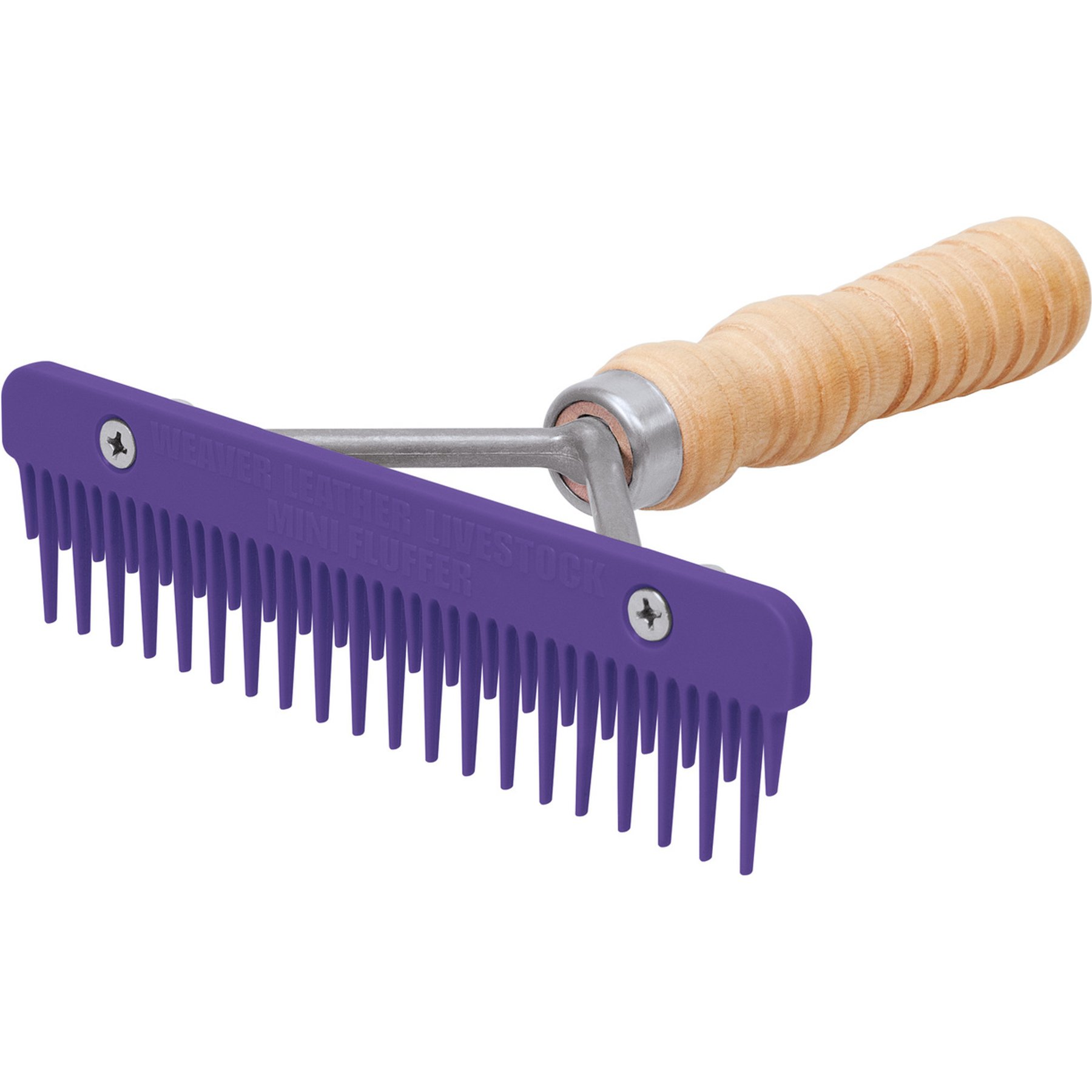 Weaver Livestock Mini Fluffer Livestock Comb, Purple