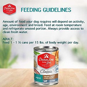 Chicken Soup for the Soul Mature & Senior Chicken, Turkey & Duck Recipe Canned Dog Food, 13-oz, case of 12