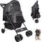 Show in main carousel: Jespet 4 Wheel Dog Stroller, 36-in, Black slide 1 of 8