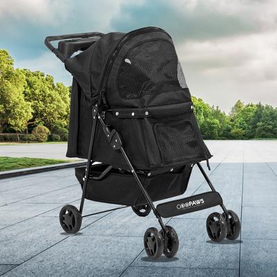 Show full view: Jespet 4 Wheel Dog Stroller, 36-in, Black slide 7 of 8