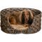 Show in main carousel: THE LICKER STORE Perri Classic Farmhouse Handwoven Hyacinth Oval Dog Bed, Brown slide 1 of 9