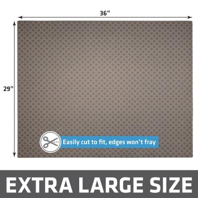 Show full view: Drymate Protective & Decorative Cat Litter Mat, Taupe, X-Large, 29-in x 36-in slide 5 of 9