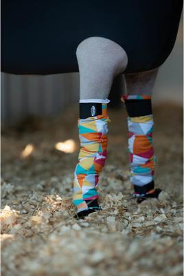 Show full view: Weaver Livestock Spandex Leg Tube, 4 count, Kaleidoscope slide 2 of 3