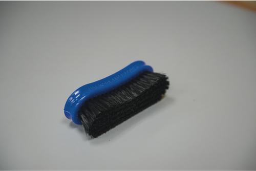 Show full view: Weaver Livestock Pig Face Brush, Small, Blue slide 5 of 6