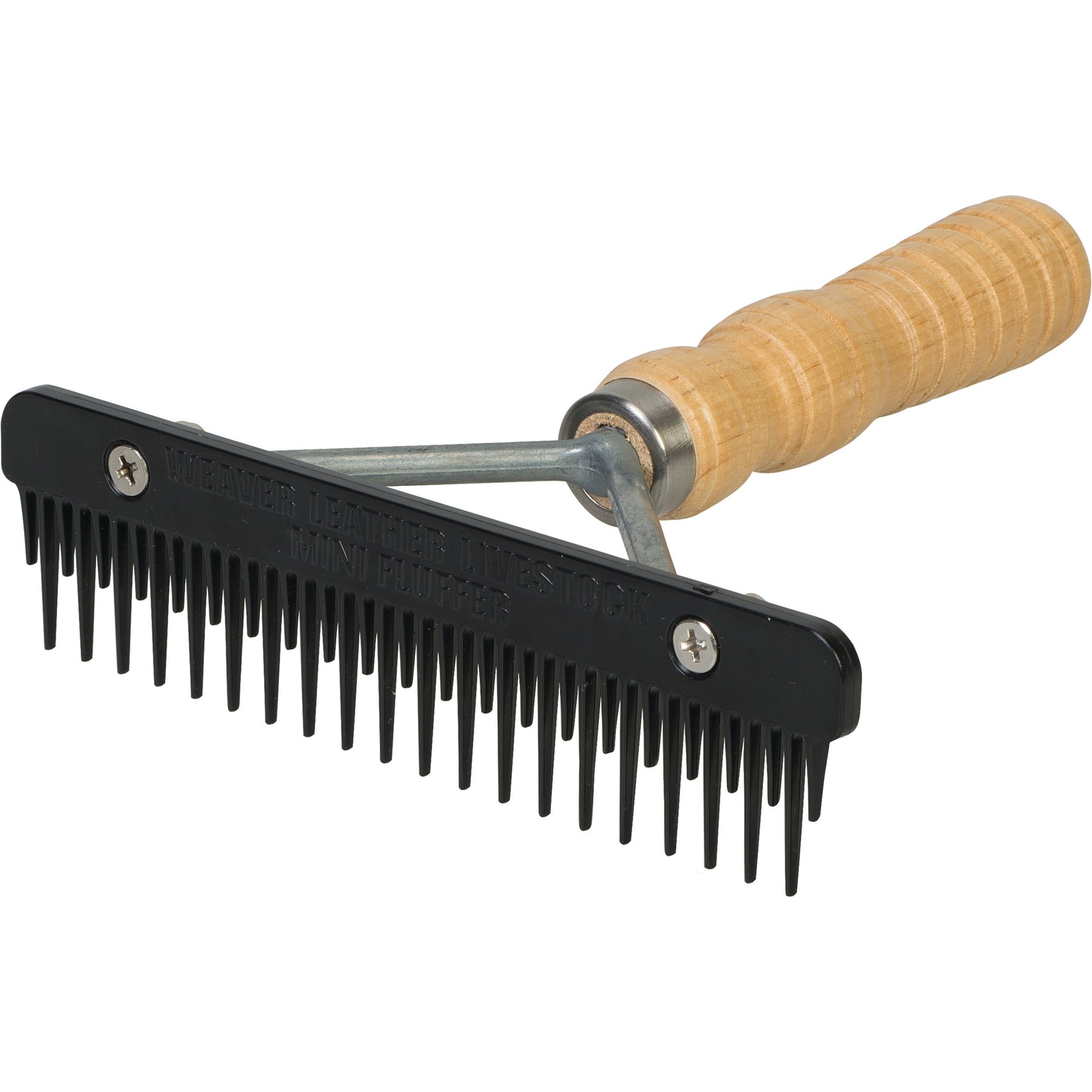 Weaver Livestock Mini Fluffer Livestock Comb, Black
