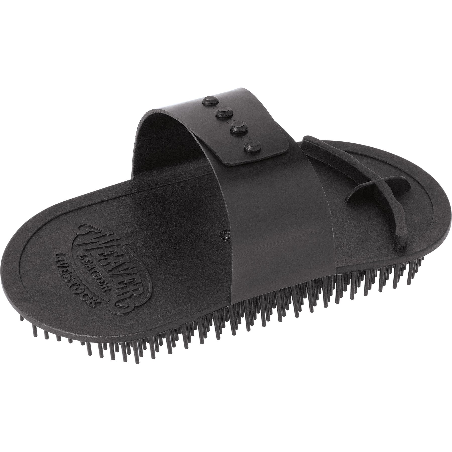 Weaver Livestock Massage Brush, Black