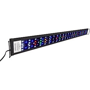 Coralife Seascape Incandescent SMART LED Light Fixture, Black, 48 to 54-in