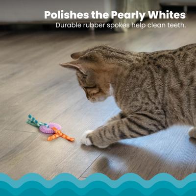 Show full view: Catstages Fresh Breath Mint Stick + Dental Kitty Chew Wheel Cat Chew Toy slide 8 of 9