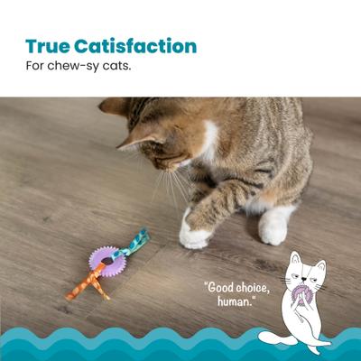 Show full view: Catstages Fresh Breath Mint Stick + Dental Kitty Chew Wheel Cat Chew Toy slide 7 of 9