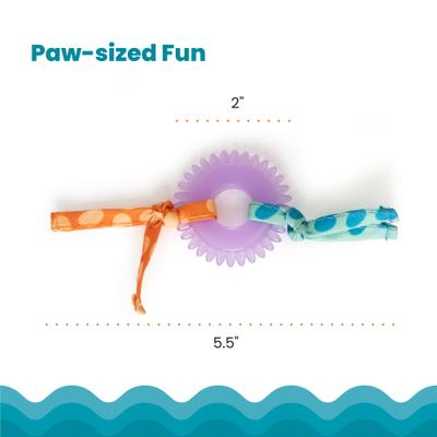 Show full view: Catstages Kitty Chew Wheel Cat Dental Toy with Catnip, Purple slide 5 of 12