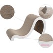 Show in main carousel: THE LICKER STORE Kona 27-in Modern Cardboard Double-Sided Wave Cat Scratcher with Catnip, Cloud slide 5 of 8