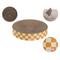 Show in main carousel: THE LICKER STORE Nelson 20-in Modern Cardboard Bowl Cat Scratcher with Catnip, Citrus slide 5 of 7