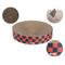 Show in main carousel: THE LICKER STORE Nelson 20-in Modern Cardboard Bowl Cat Scratcher with Catnip, Berry Cherry slide 5 of 7