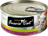 Fussie Cat Premium Tuna & Chicken Formula in Aspic Grain-Free Wet Cat Food, 2.82-oz, case of 24