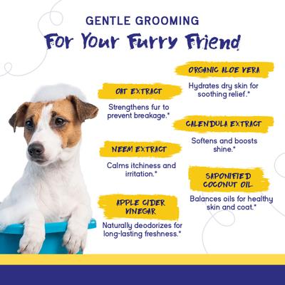 Show full view: PupGrade Complete Care Oatmeal Dog Shampoo & Conditioner, 16-fl oz bottle slide 4 of 7