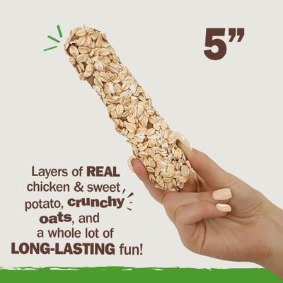 Show full view: Cadet Chewalicious Layered 'N Dipped Natural Crunchy Sticks Oat Flavor Dog Chews, 2 count slide 4 of 11