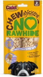 Cadet Chewalicious Layered 'N Dipped Rawhide-Free Natural Crunchy Chews Oat Flavor Dog Treats, 2 count