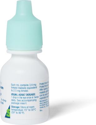 Show full view: Timolol Maleate (Generic) Ophthalmic Solution 0.25%, 10-mL slide 3 of 7