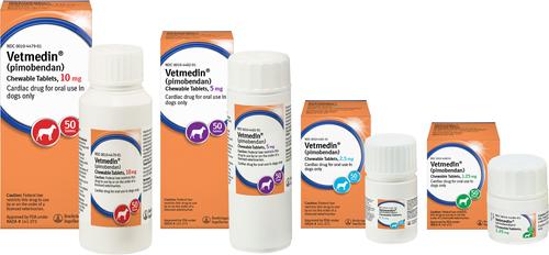 Show full view: Vetmedin (pimobendan) Chewable Tablets for Dogs, 50 tablets, 5-mg slide 9 of 10