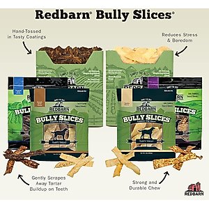 Redbarn Bully Slices Dog Treats, 9-oz bag