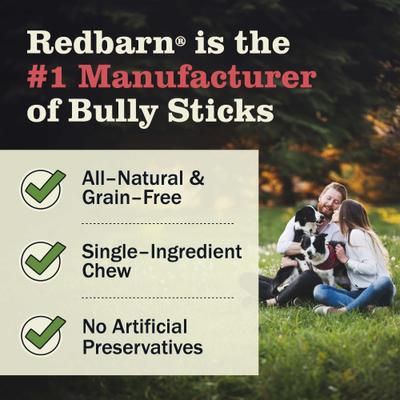 Show full view: Redbarn Premium 7" Bully Sticks Dog Treats, 6 count slide 5 of 12