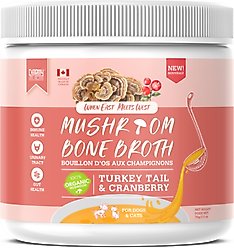 Charmy Turkey Tail & Cranberry Organic Powder-Supplement Dog & Cat Food Topper, 140g bottle