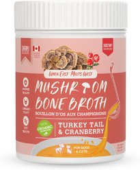 Charmy Turkey Tail & Cranberry Organic Powder-Supplement Dog & Cat Food Topper, 70g bottle