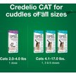Show in main carousel: Credelio Chewable Tablets for Cats, 4.1-17 lbs, (Teal Box), 6 Chewable Tablets (6-mos. supply) slide 7 of 9