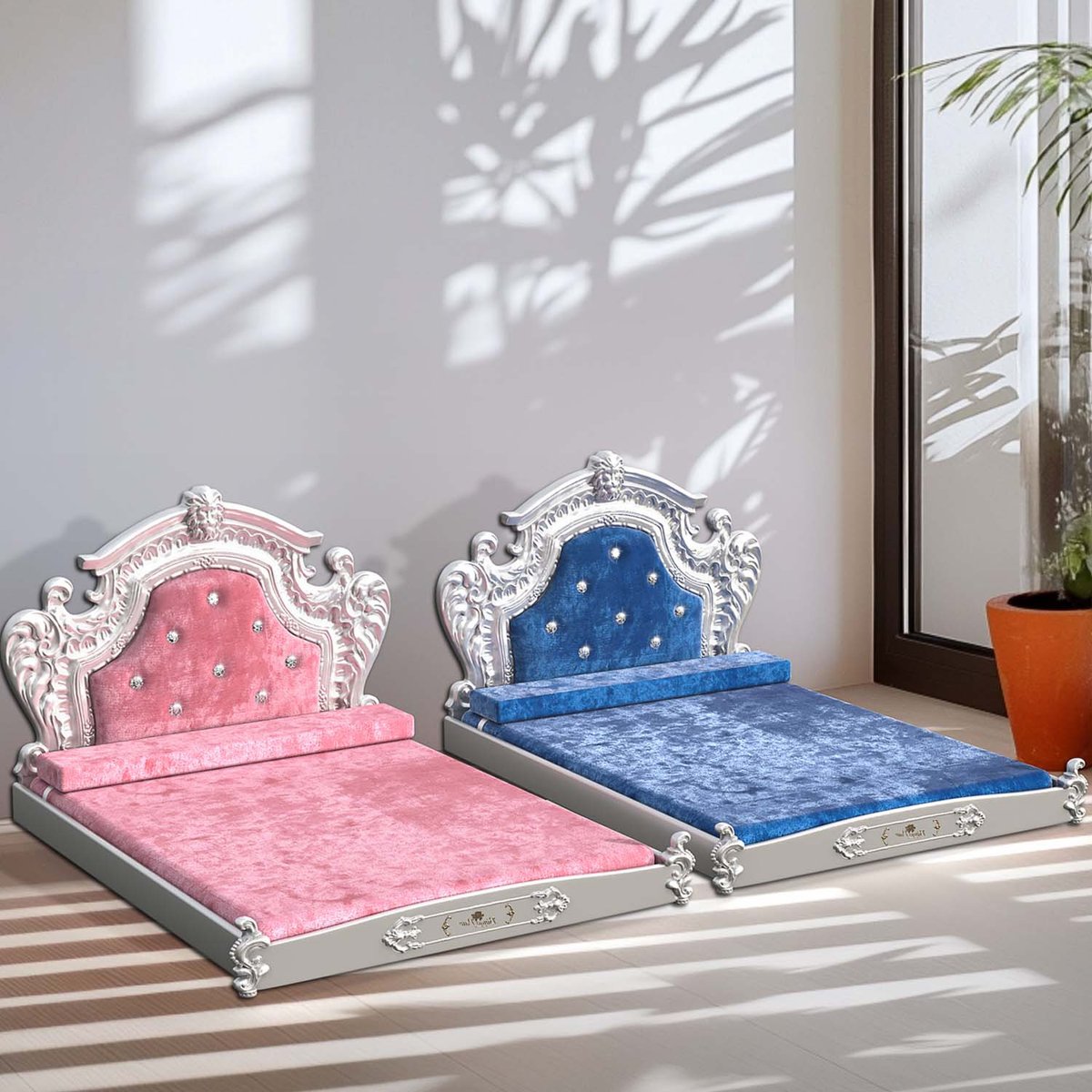 Wisfor Furniture-Style Sofa Dog Bed with Removable Cover