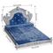 Show in main carousel: BingoPaw European-Style Luxury Washable Dutch Velvet Dog Bed, Blue, Large slide 9 of 10