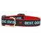 Show in main carousel: Up Country Best Dog Ever Nylon Dog Collar, Black, Large: 21-in neck, 1-in wide slide 1 of 1