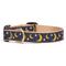 Show in main carousel: Up Country Stella & Luna Nylon Dog Collar, Navy, Small: 15-in neck, 5/8-in wide slide 1 of 2