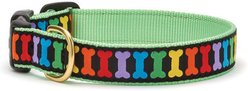 Up Country Rainbones Nylon Dog Collar, Small: 15-in neck, 5/8-in wide