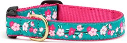 Up Country Cherry Blossoms Nylon Dog Collar, Pink, Small: 15-in neck, 5/8-in wide