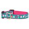 Show in main carousel: Up Country Cherry Blossoms Nylon Dog Collar, Pink, Small: 15-in neck, 5/8-in wide slide 1 of 1