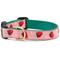Show in main carousel: Up Country Strawberry Fields Nylon Dog Collar, Pink, Small: 15-in neck, 5/8-in wide slide 1 of 1