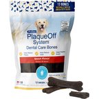 ProDen PlaqueOff System Natural Bacon Flavored Dental Bone Dog Treats, 13 count