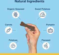 ProDen PlaqueOff System Vegetable Fusion Flavored Mini Dental Bone Dog Treats, 20 count slide 2 of 8